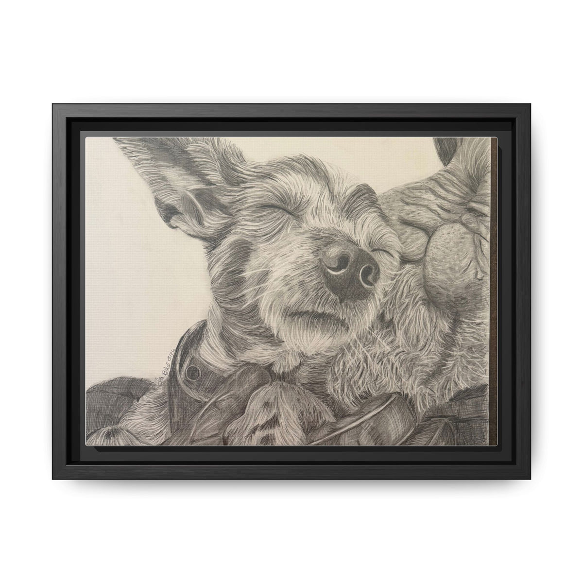 Love needs no address  Matte Canvas (Framed)