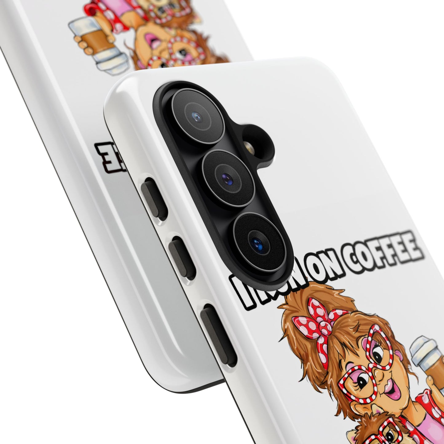 Coffee Lover Phone Case — "I Run on Coffee and Bad Decisions"