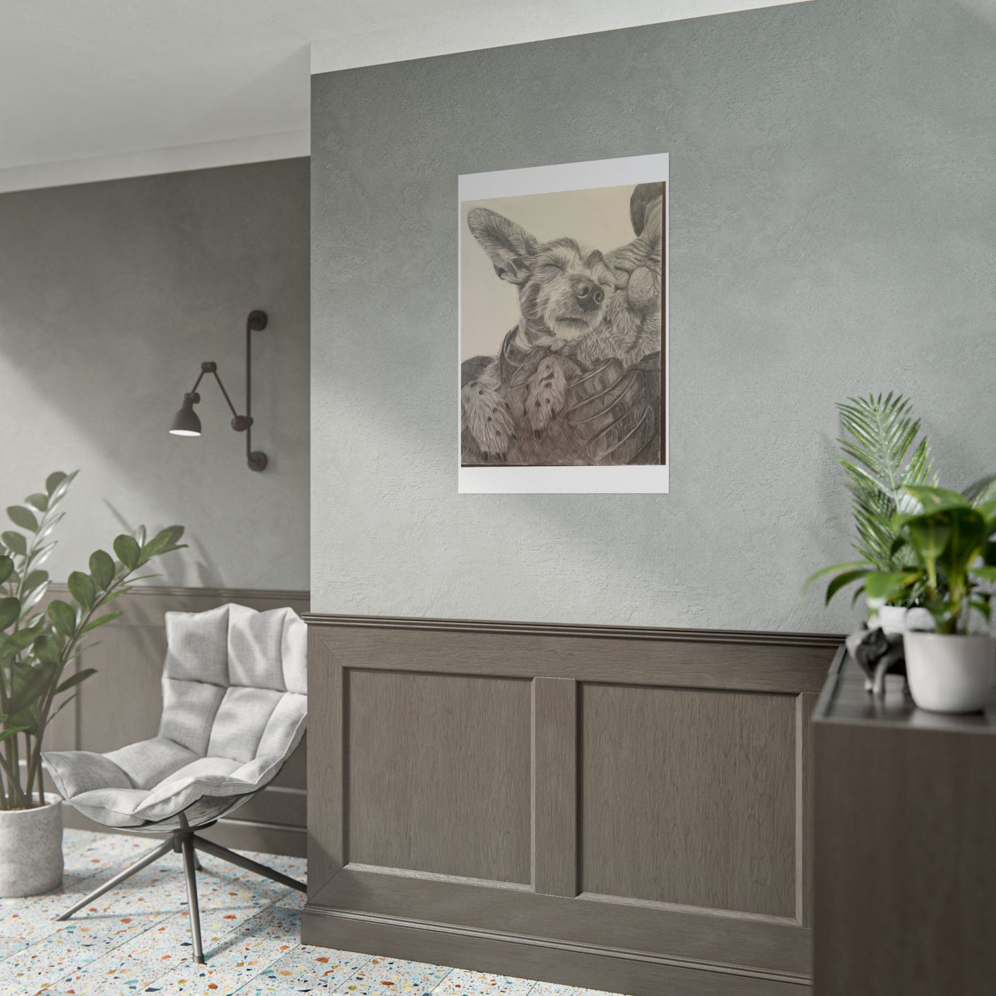 Rolled Poster — love needs no address Wall Art Print