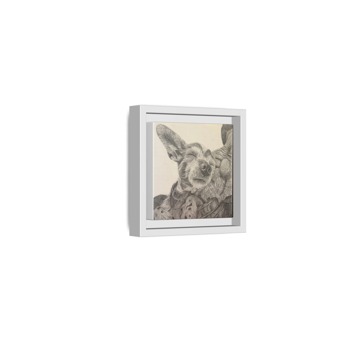 Love needs no address  Matte Canvas (Framed)