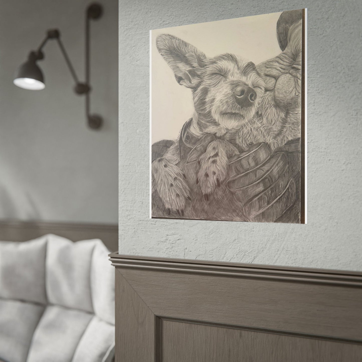 Rolled Poster — love needs no address Wall Art Print
