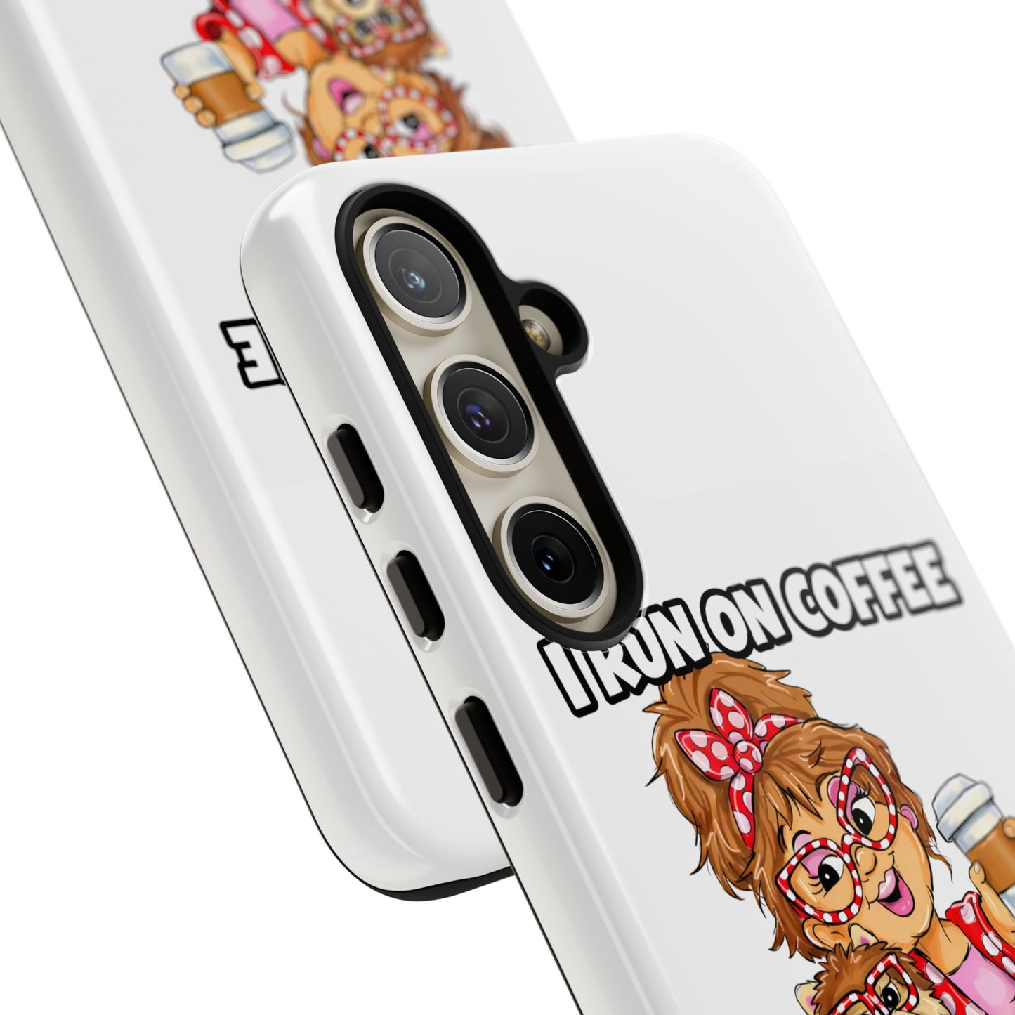 Coffee Lover Phone Case — "I Run on Coffee and Bad Decisions"