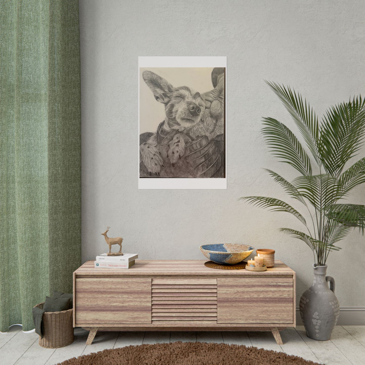 Rolled Poster — love needs no address Wall Art Print