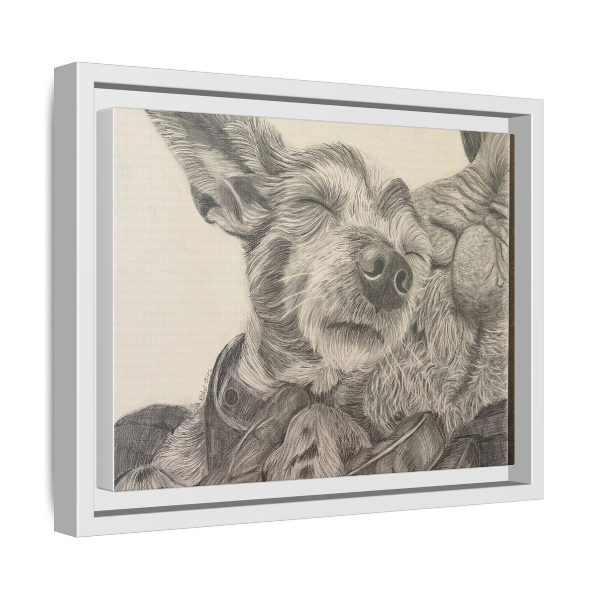 Love needs no address  Matte Canvas (Framed)