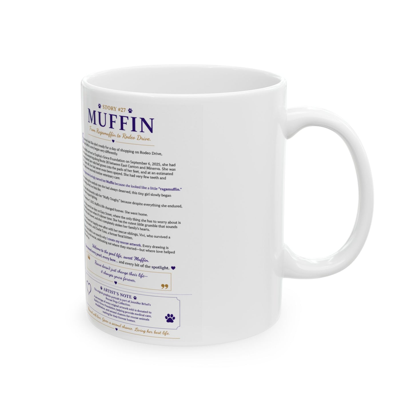 Muffin Ceramic Mug (11oz/15oz