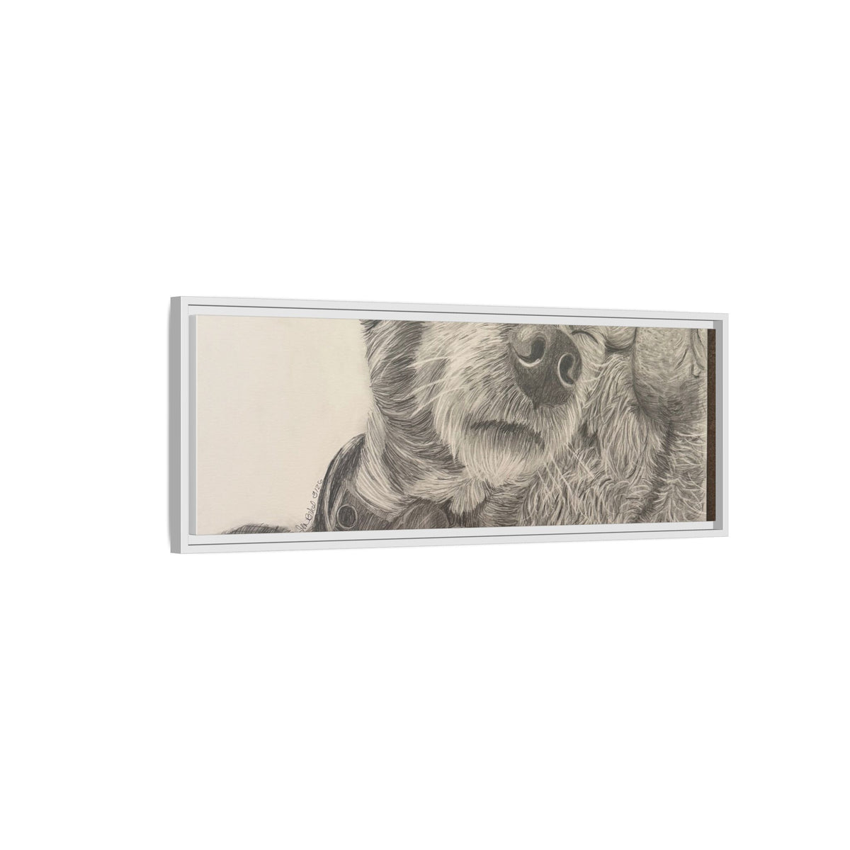 Love needs no address  Matte Canvas (Framed)