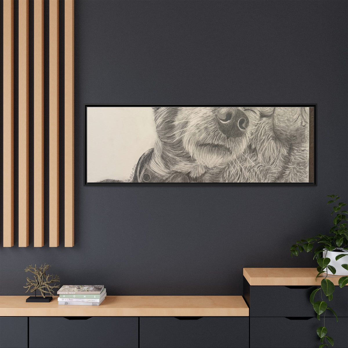 Love needs no address  Matte Canvas (Framed)