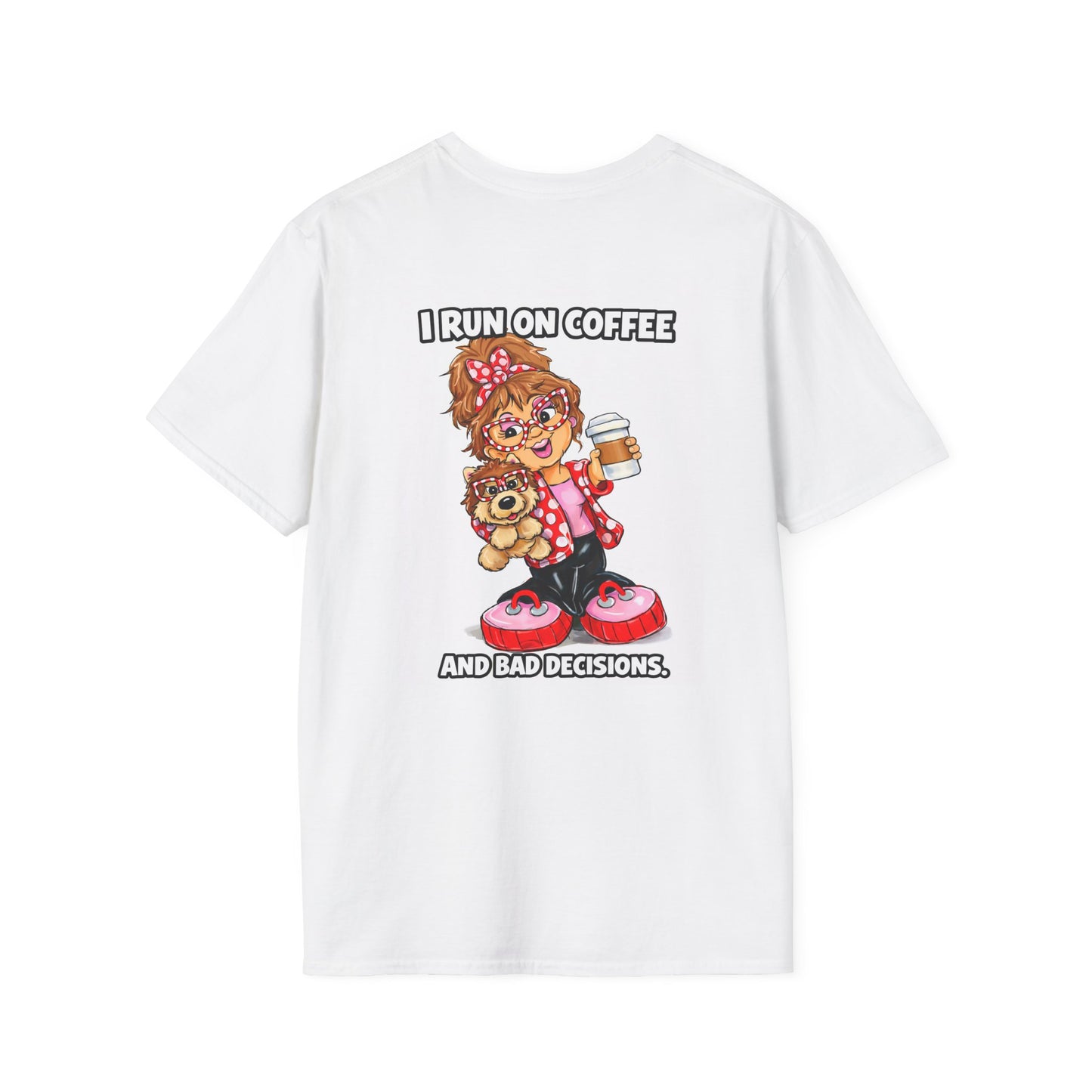 T-Shirt — I run on coffee