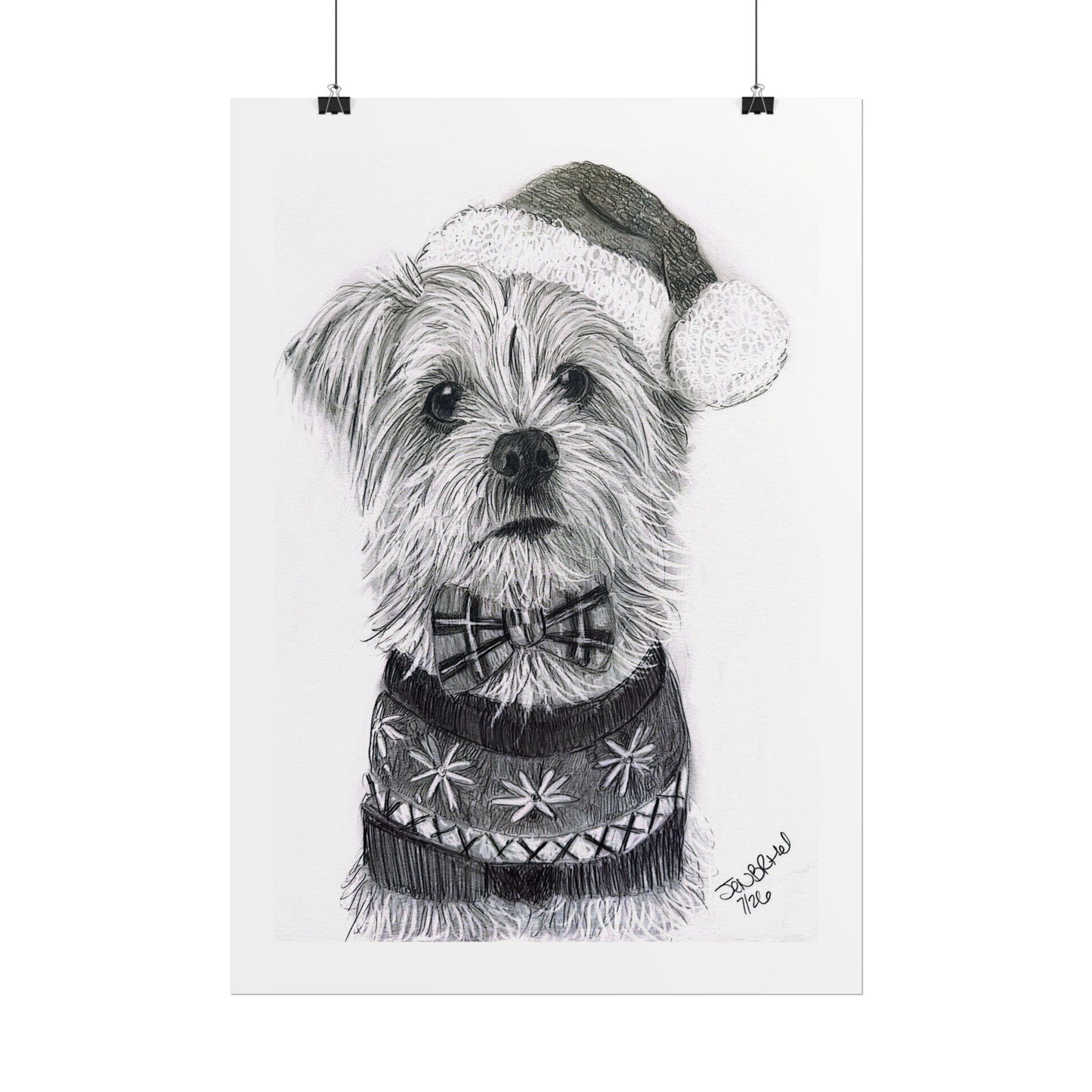 Bixby ready for Christmas poster