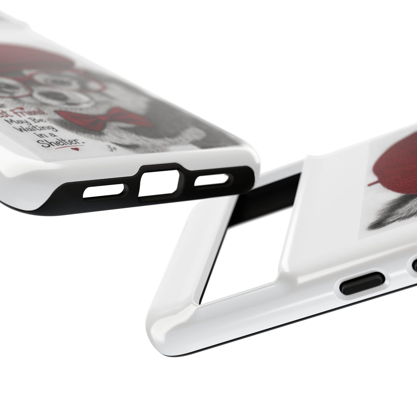 Rescue Pup Art Phone Case – "Your Best Friend May Be Waiting in a Shelter"