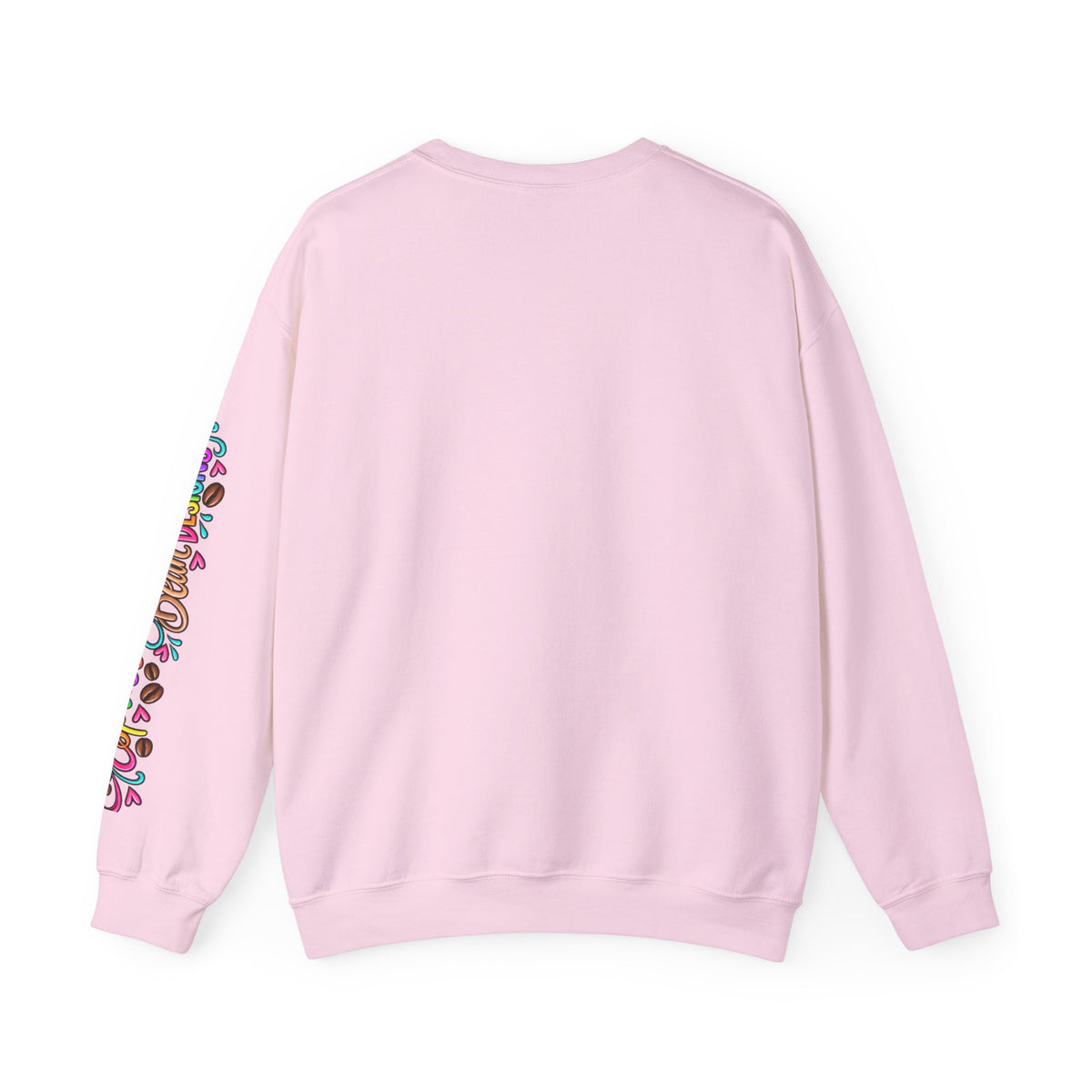 Cute Dog Crewneck Sweatshirt — "Cute With A Little Attitude" Colorful Puppy Design