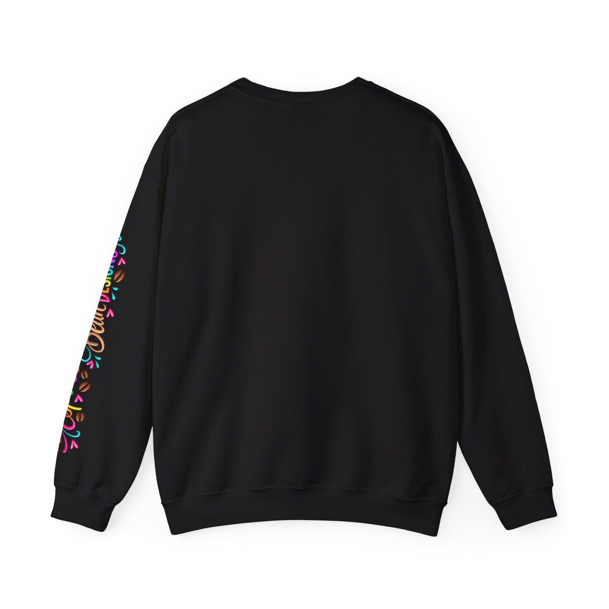 Cute Dog Crewneck Sweatshirt — "Cute With A Little Attitude" Colorful Puppy Design