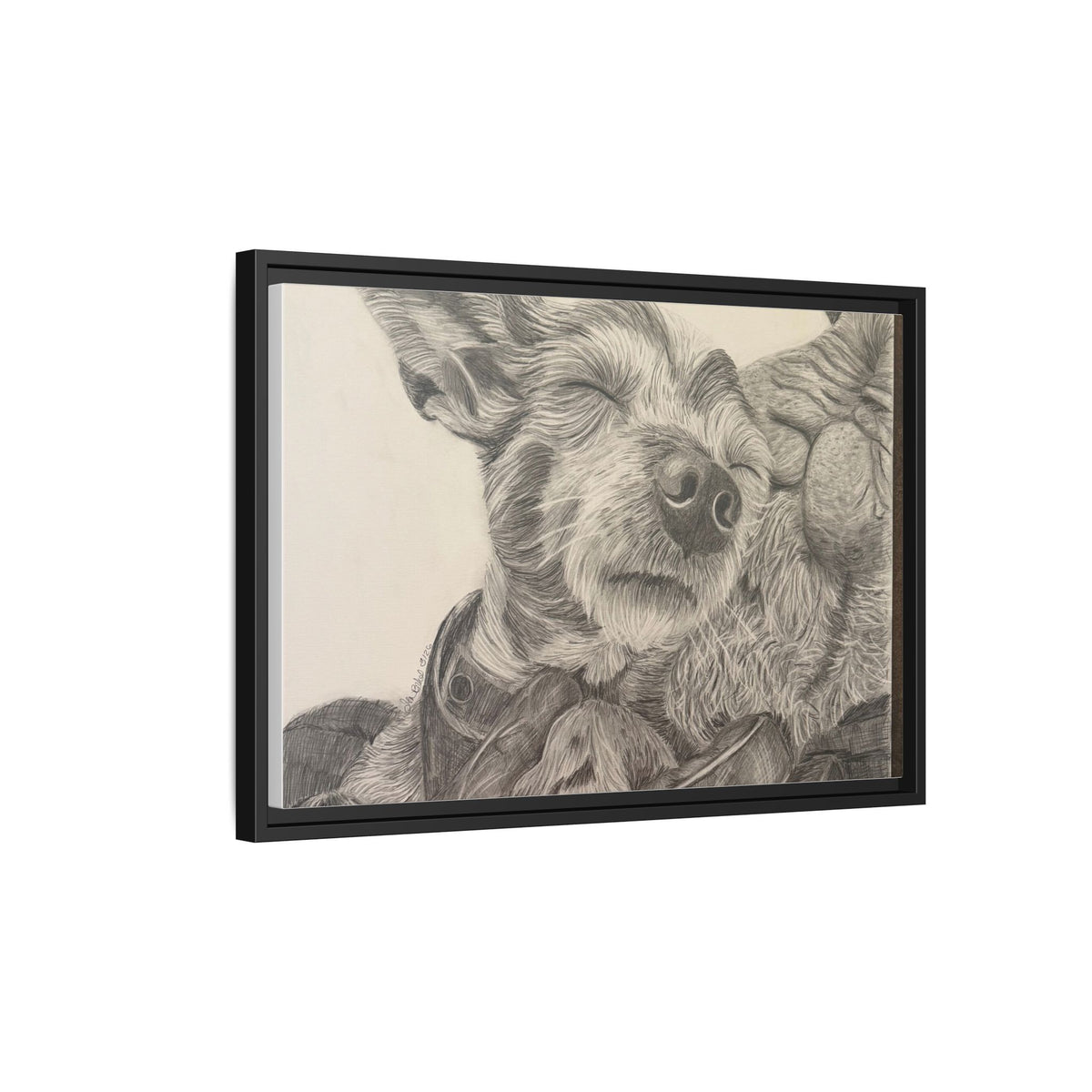 Love needs no address  Matte Canvas (Framed)