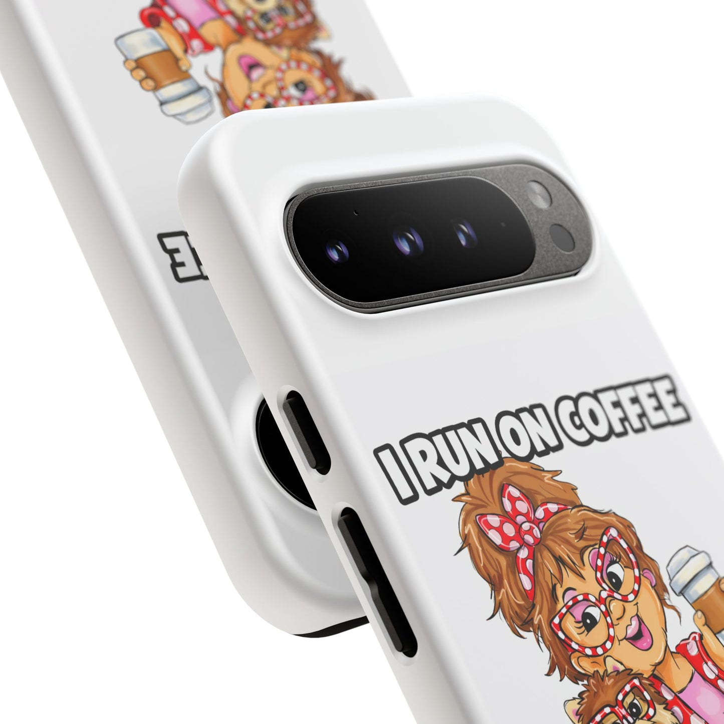 Coffee Lover Phone Case — "I Run on Coffee and Bad Decisions"