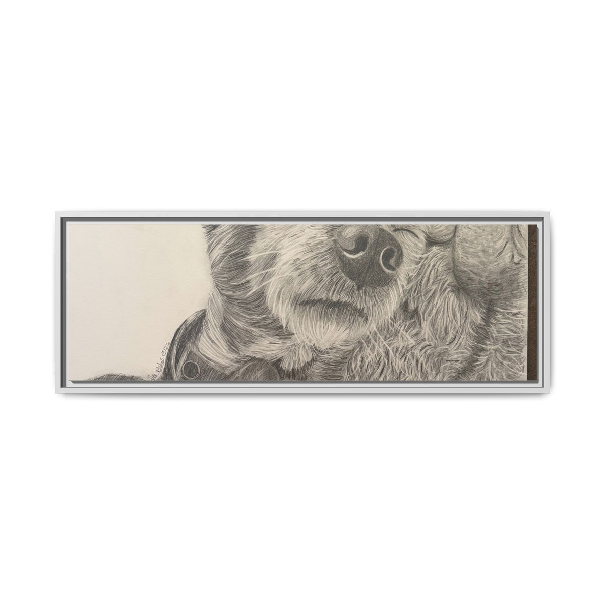 Love needs no address  Matte Canvas (Framed)