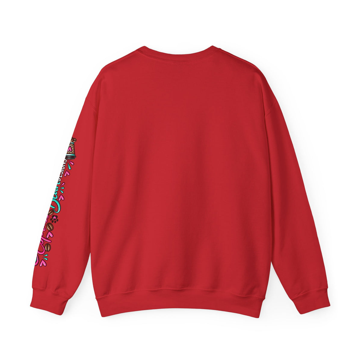 Crewneck Sweatshirt — "Running on Caffeine & Bad Influences" Cute