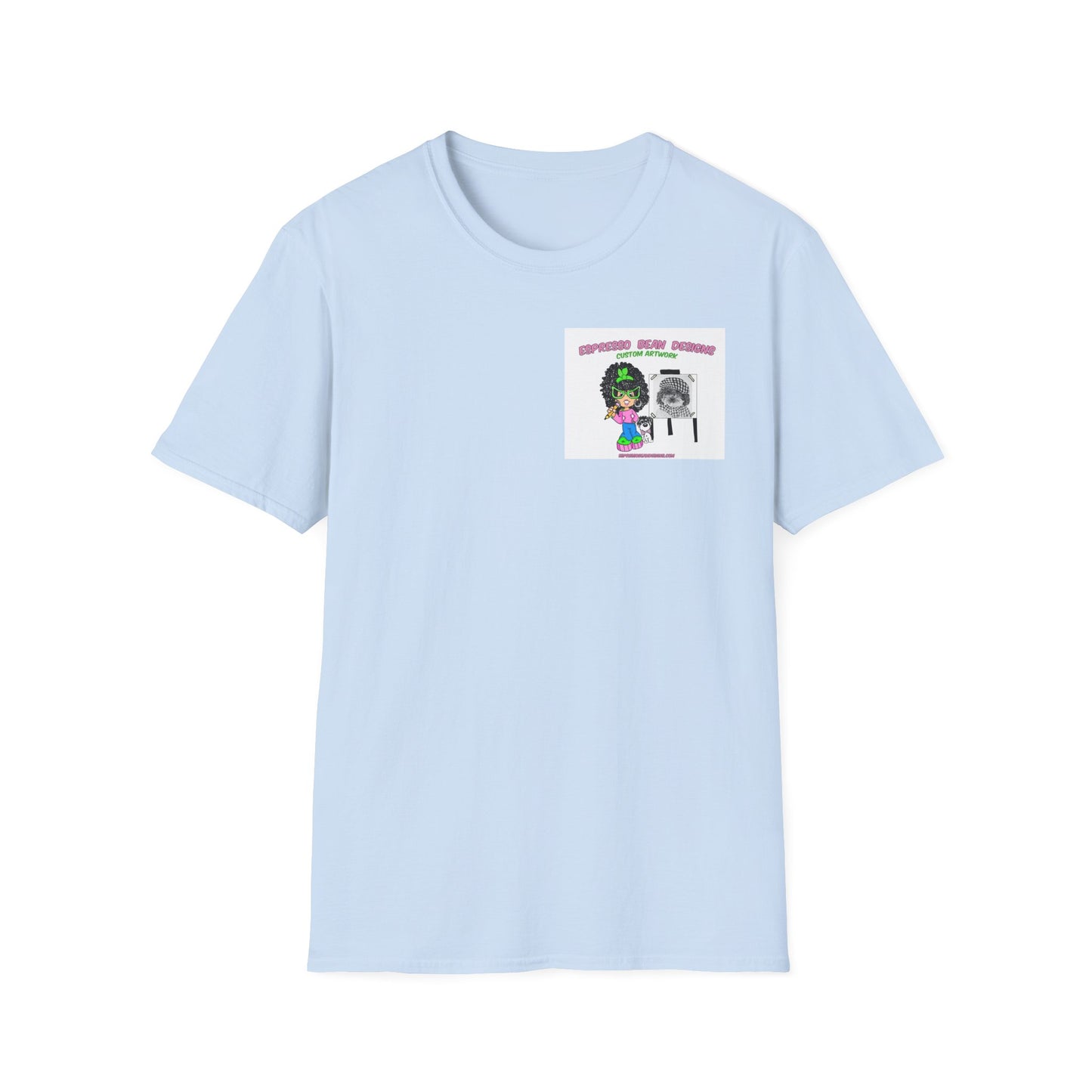 T-shirt. Muffin a real rescued doggie