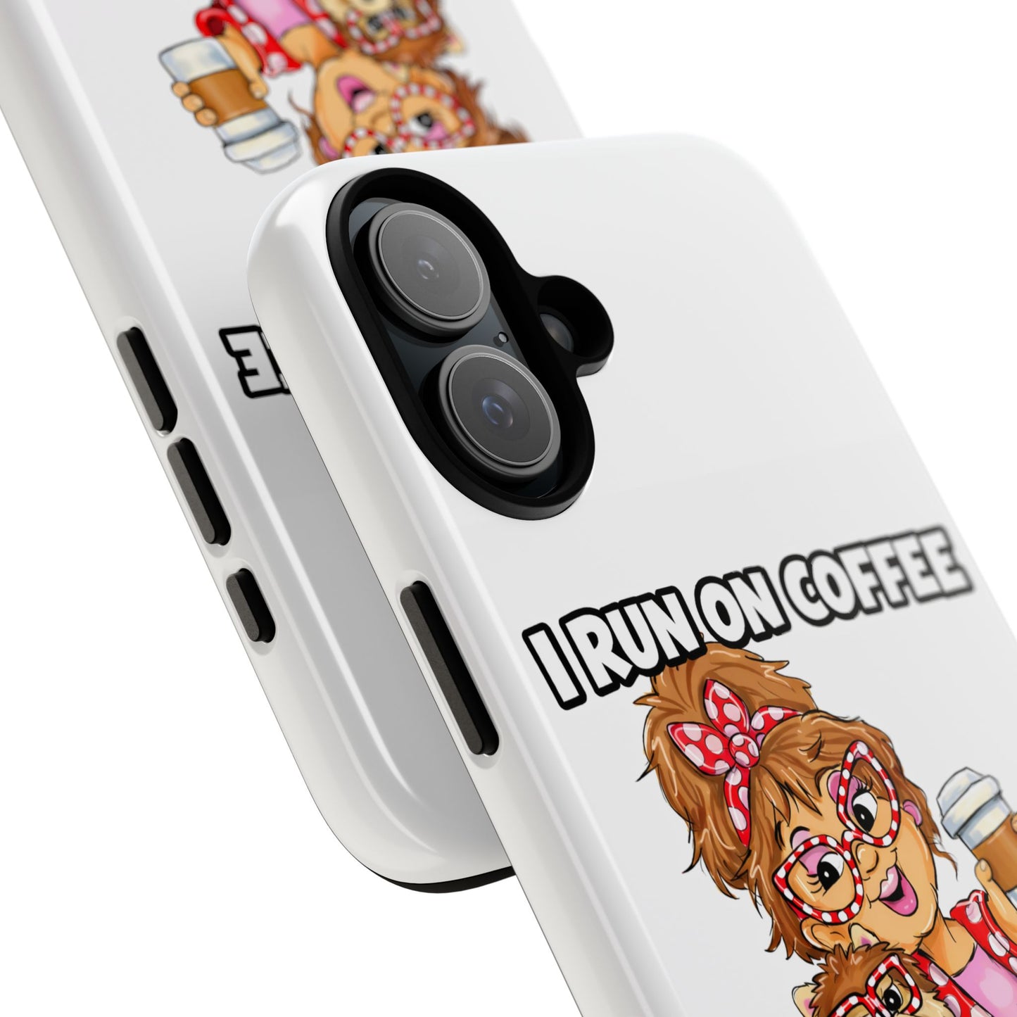Coffee Lover Phone Case — "I Run on Coffee and Bad Decisions"