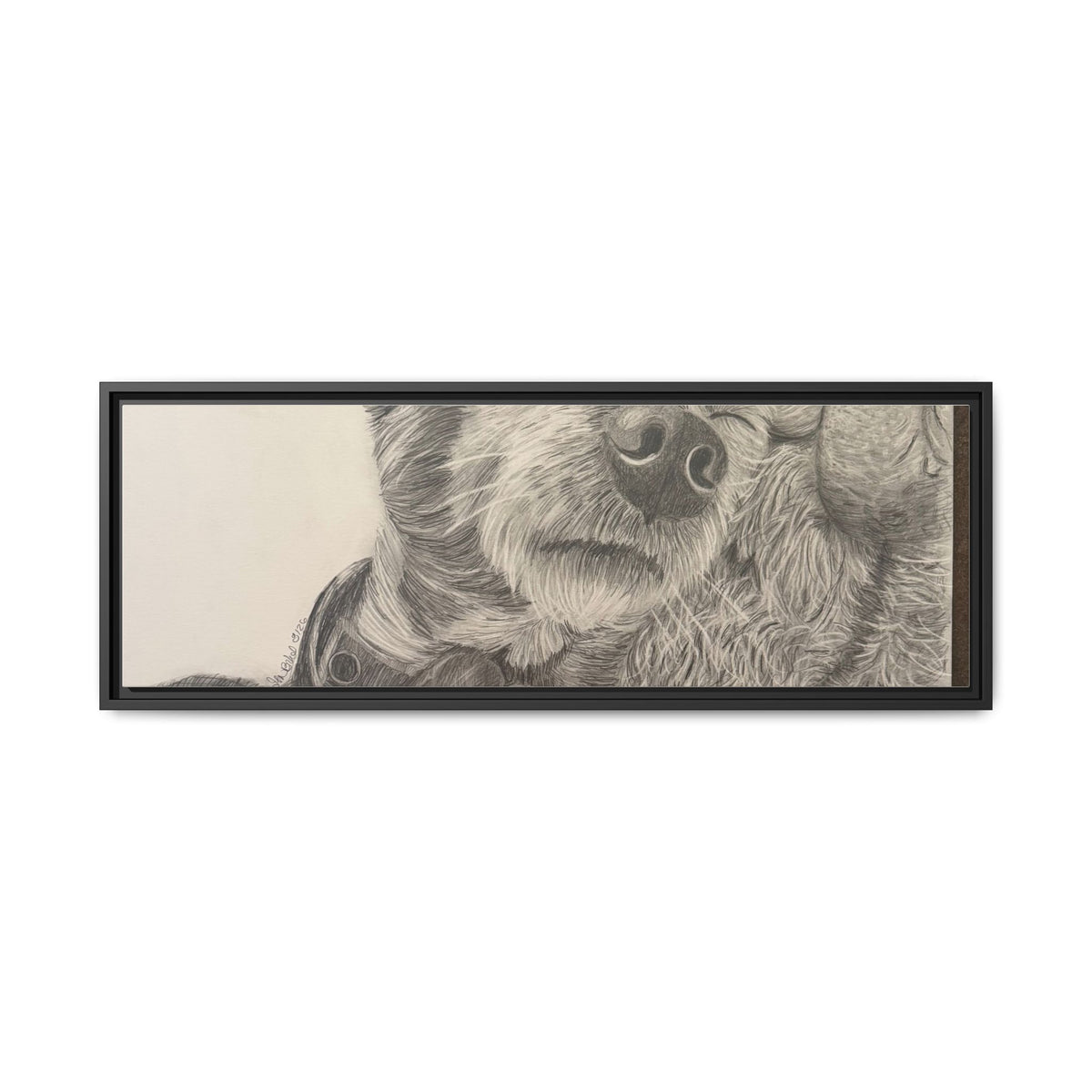 Love needs no address  Matte Canvas (Framed)