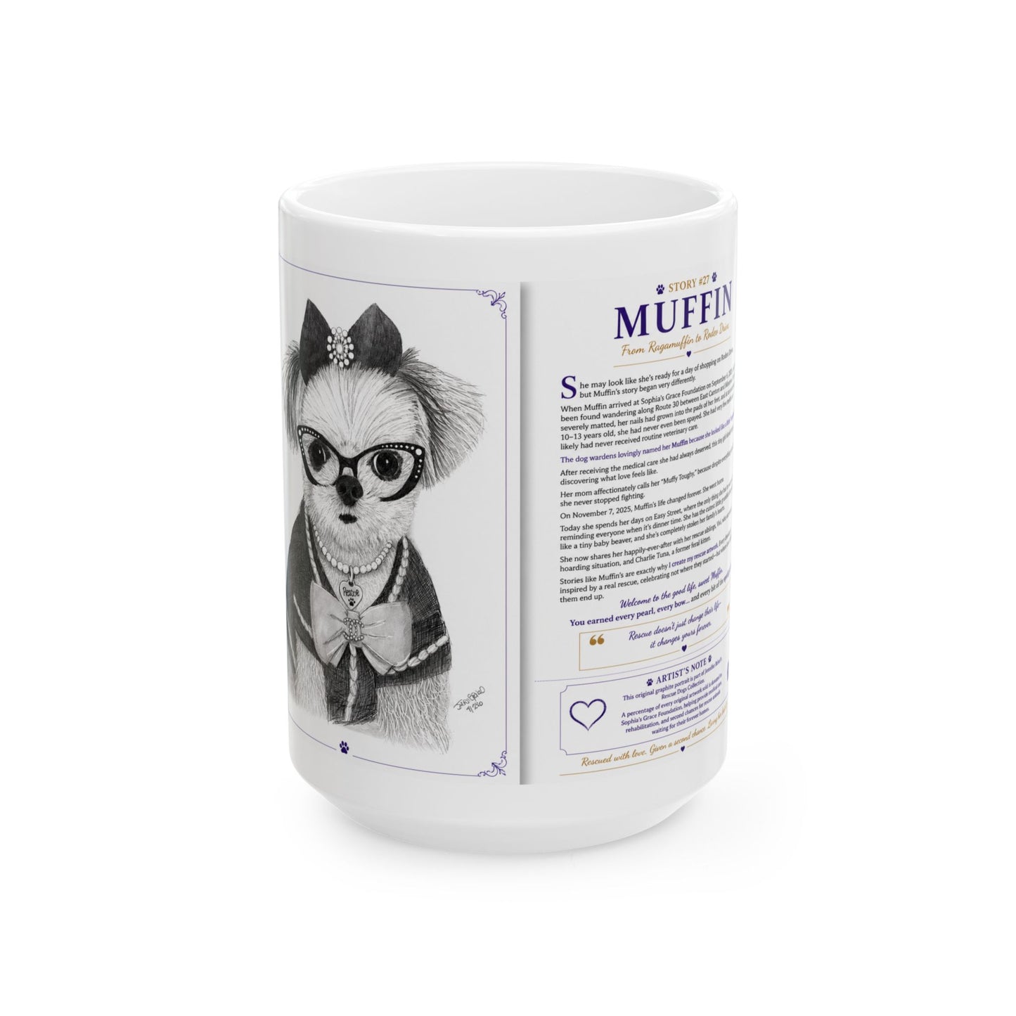 Muffin Ceramic Mug (11oz/15oz