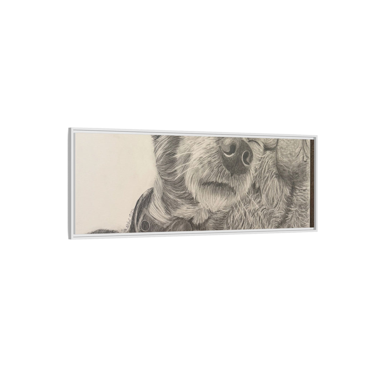 Love needs no address  Matte Canvas (Framed)