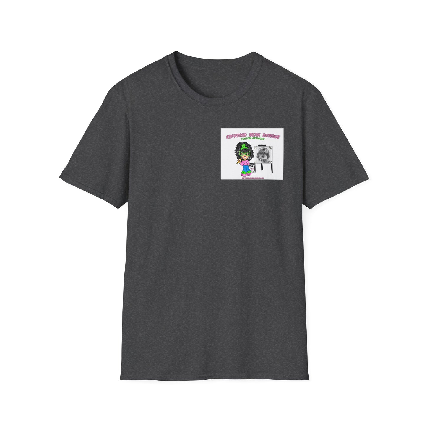 T-shirt. Muffin a real rescued doggie
