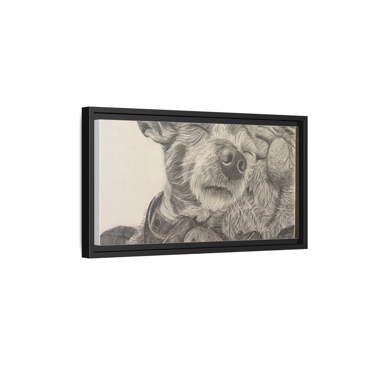 Love needs no address  Matte Canvas (Framed)