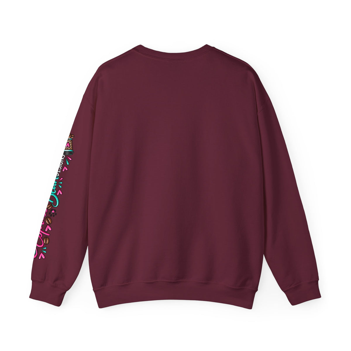 Crewneck Sweatshirt — "Running on Caffeine & Bad Influences" Cute
