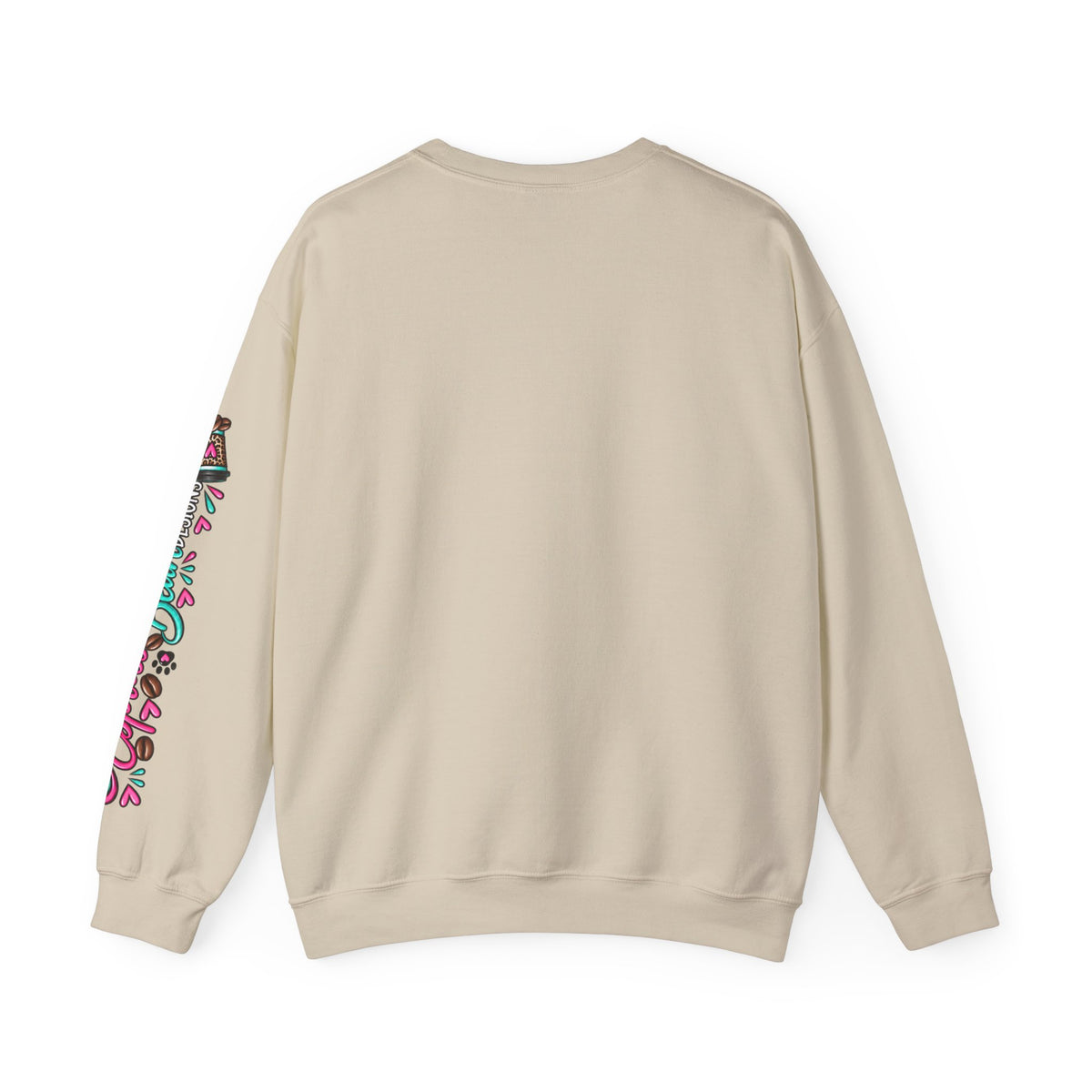 Crewneck Sweatshirt — "Running on Caffeine & Bad Influences" Cute