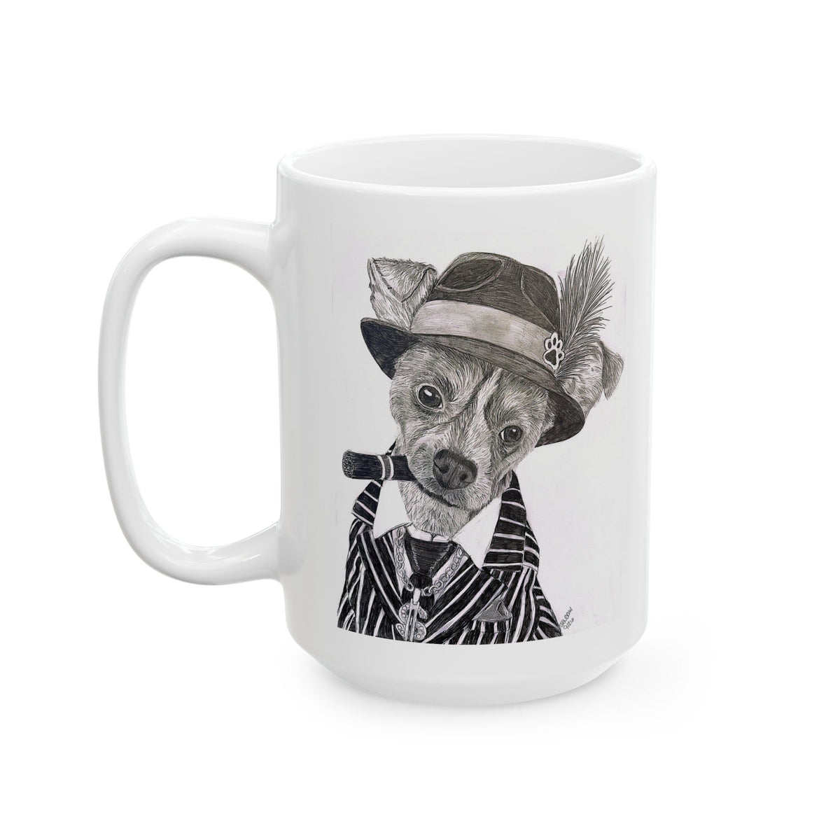 Hammy Story Ceramic Mug — Illustrated Animal Rescue Tribute (11oz & 15oz)