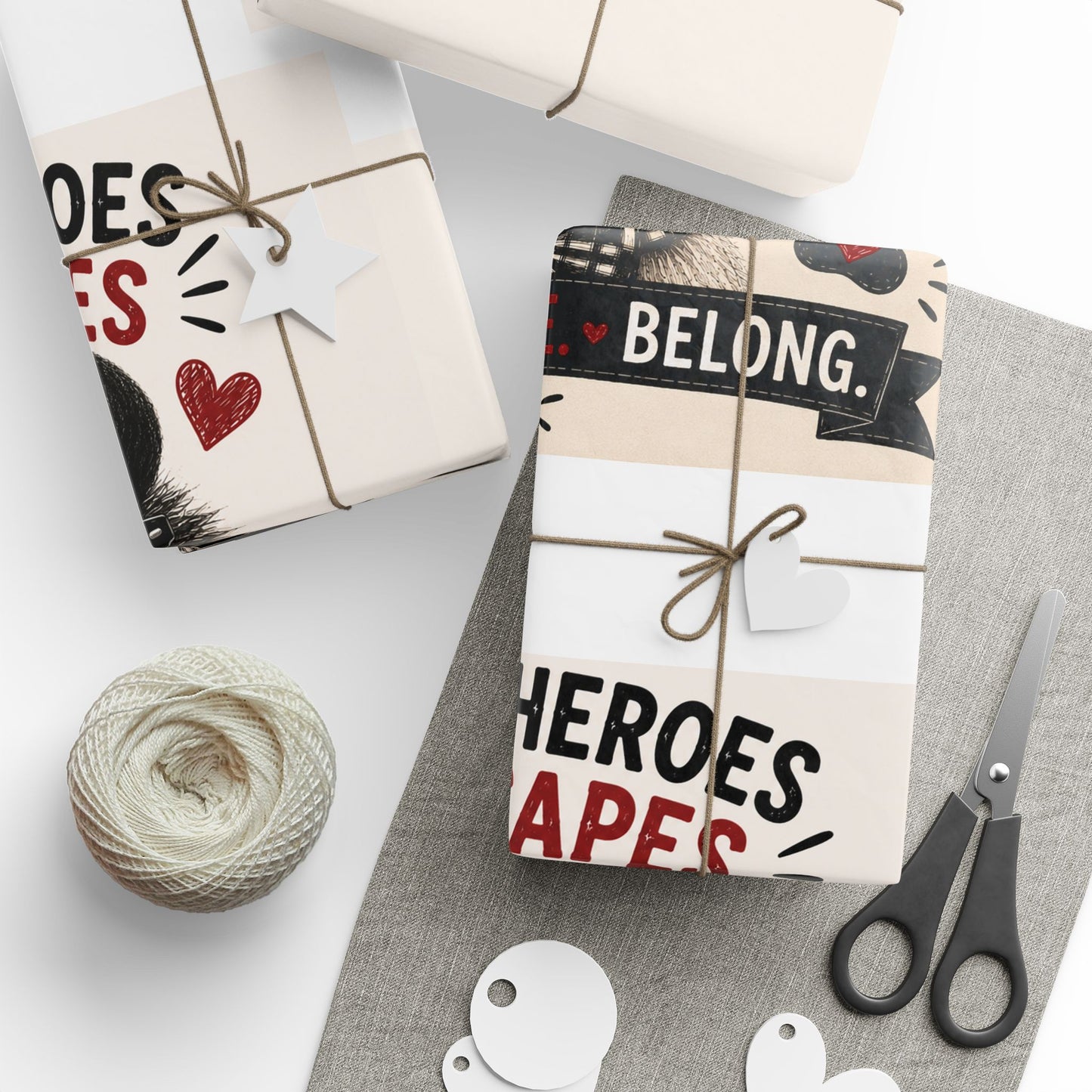 Rescue with Elmer, Gabe, Dexter and Lobo Wrapping Paper -  Gift Wrap