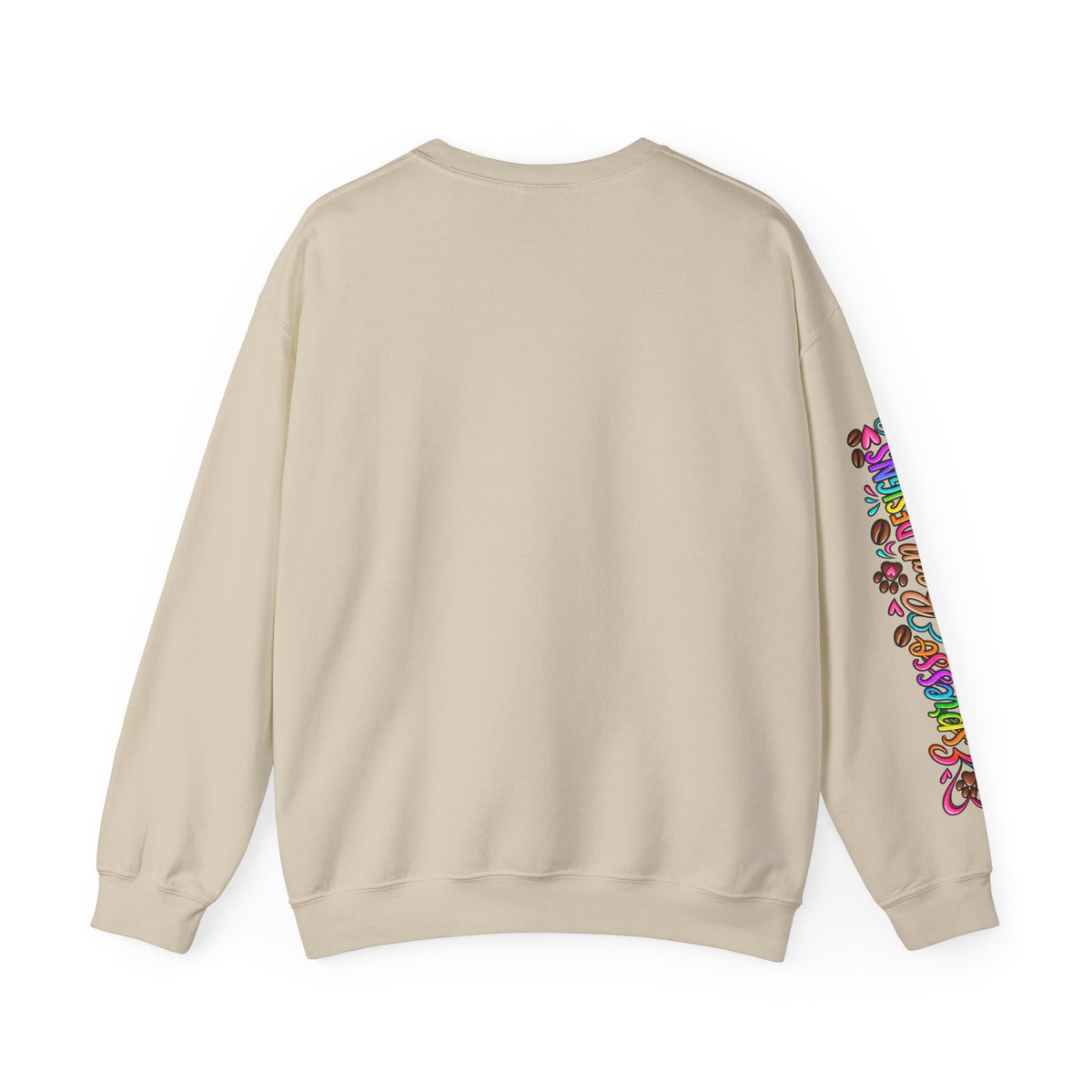 Tired Love bug  Crewneck Sweatshirt — Colorful Rainbow Cute Graphic