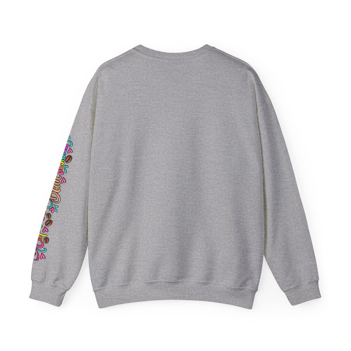 Cute Dog Crewneck Sweatshirt — "Cute With A Little Attitude" Colorful Puppy Design