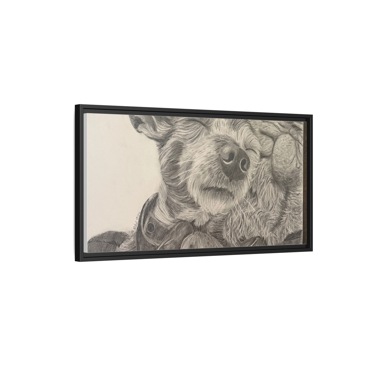 Love needs no address  Matte Canvas (Framed)