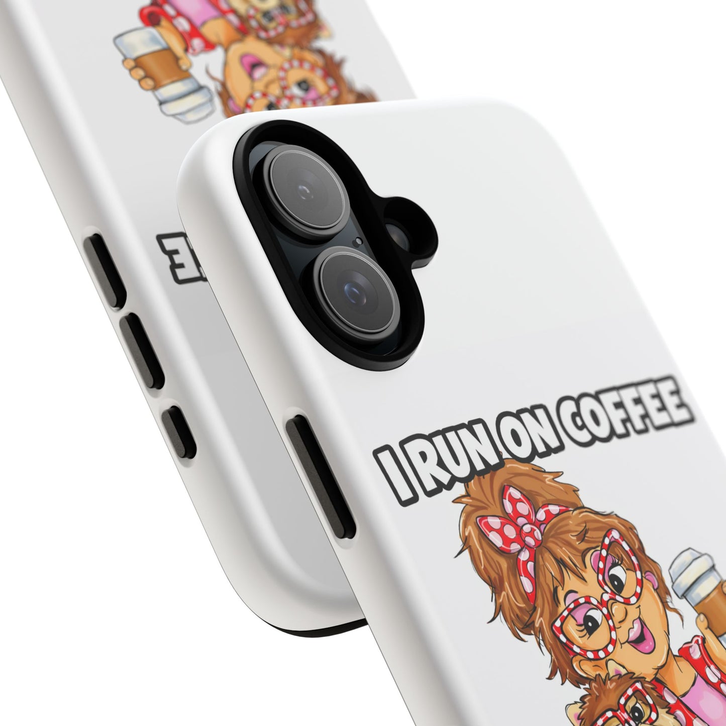 Coffee Lover Phone Case — "I Run on Coffee and Bad Decisions"