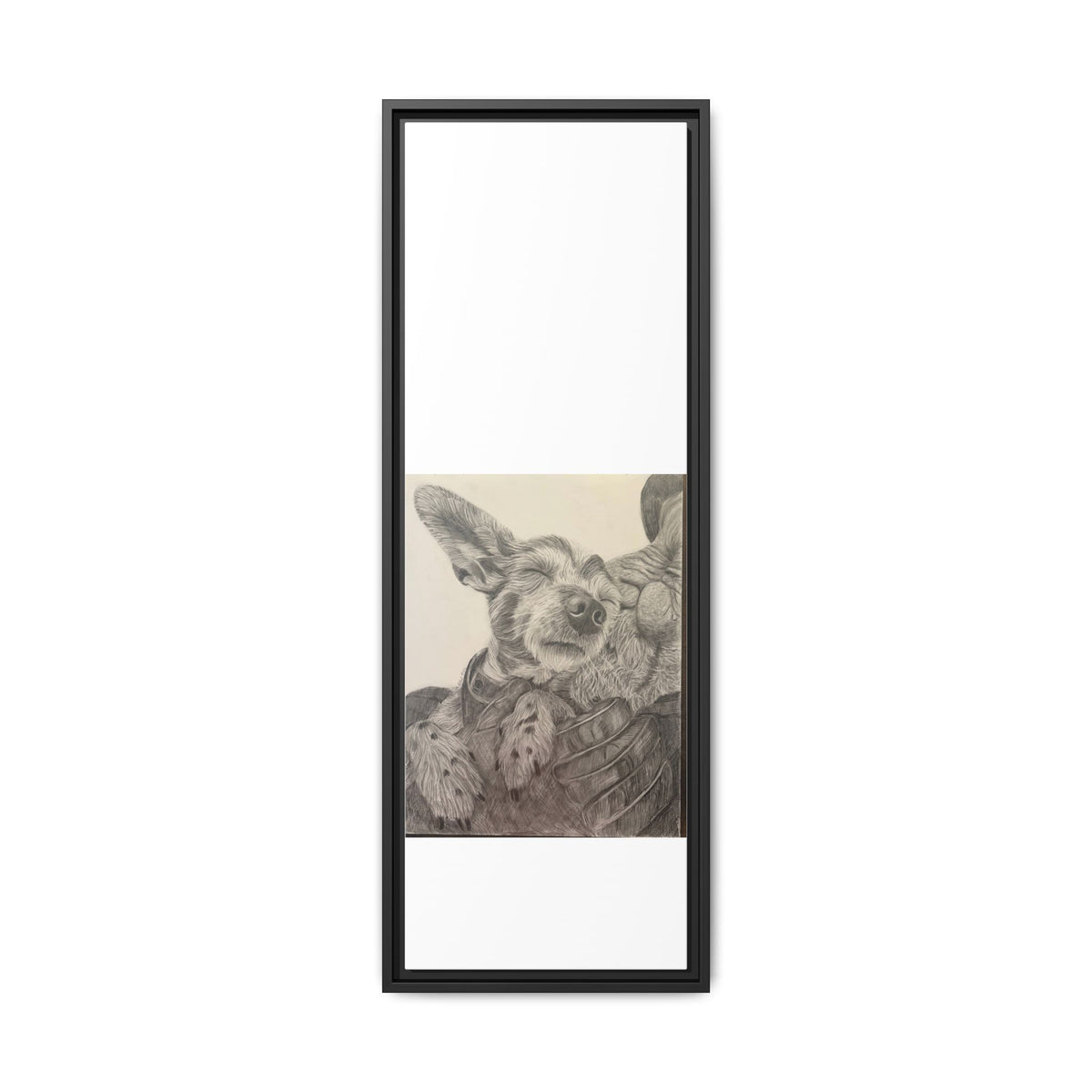 Love needs no address  Matte Canvas (Framed)