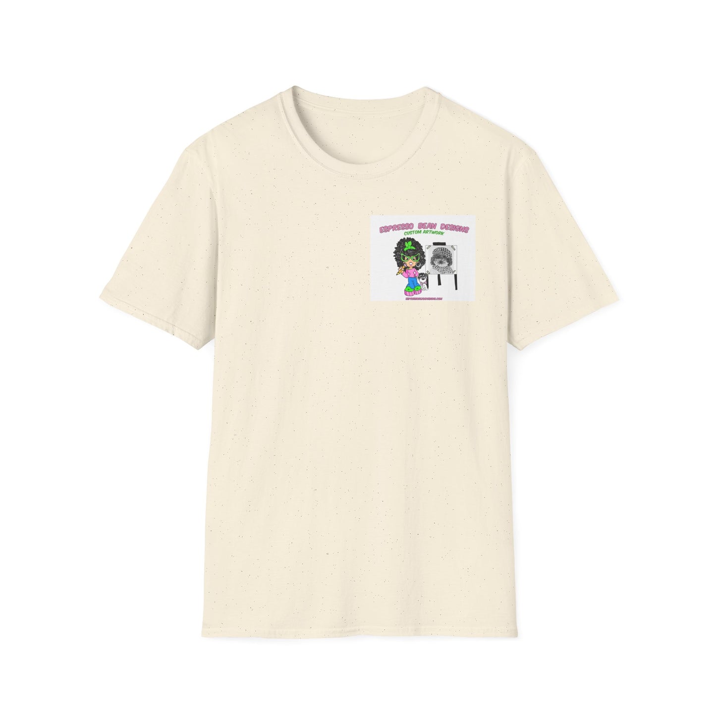 T-shirt. Muffin a real rescued doggie