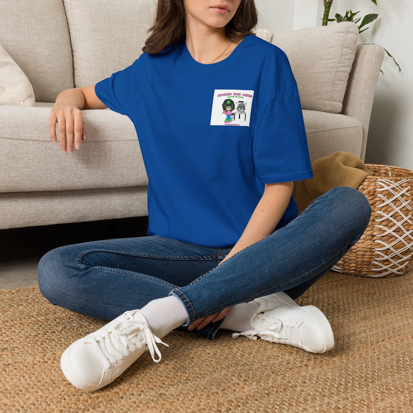 T-Shirt. Not spoiled just loved. Spirit a real rescued doggie