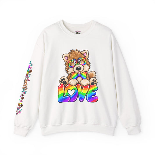 Love Rainbow Bear Crewneck Sweatshirt
