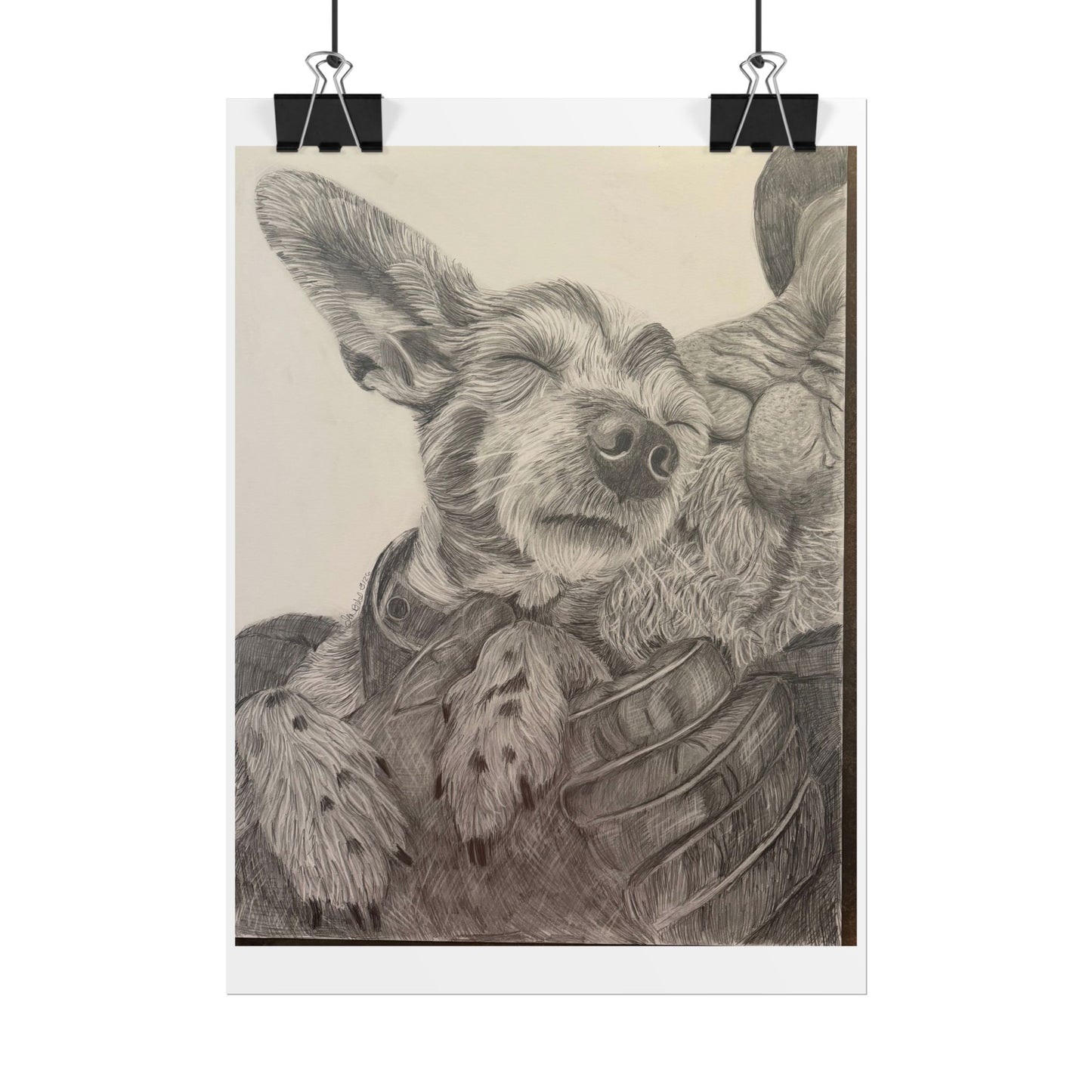 Rolled Poster — love needs no address Wall Art Print
