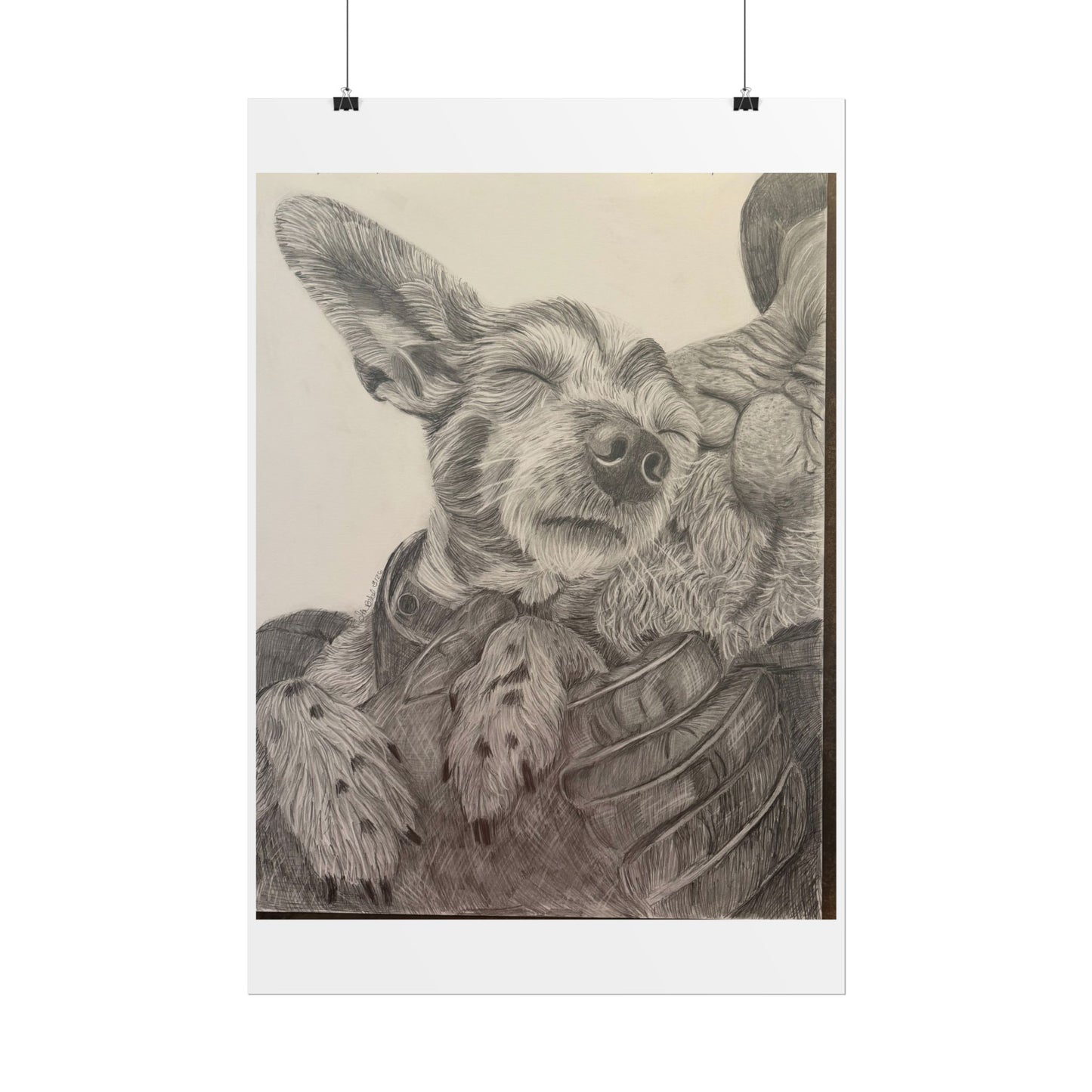 Rolled Poster — love needs no address Wall Art Print