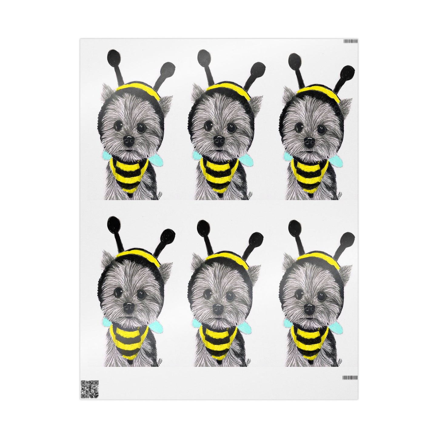 Little bumblebee Wrapping paper