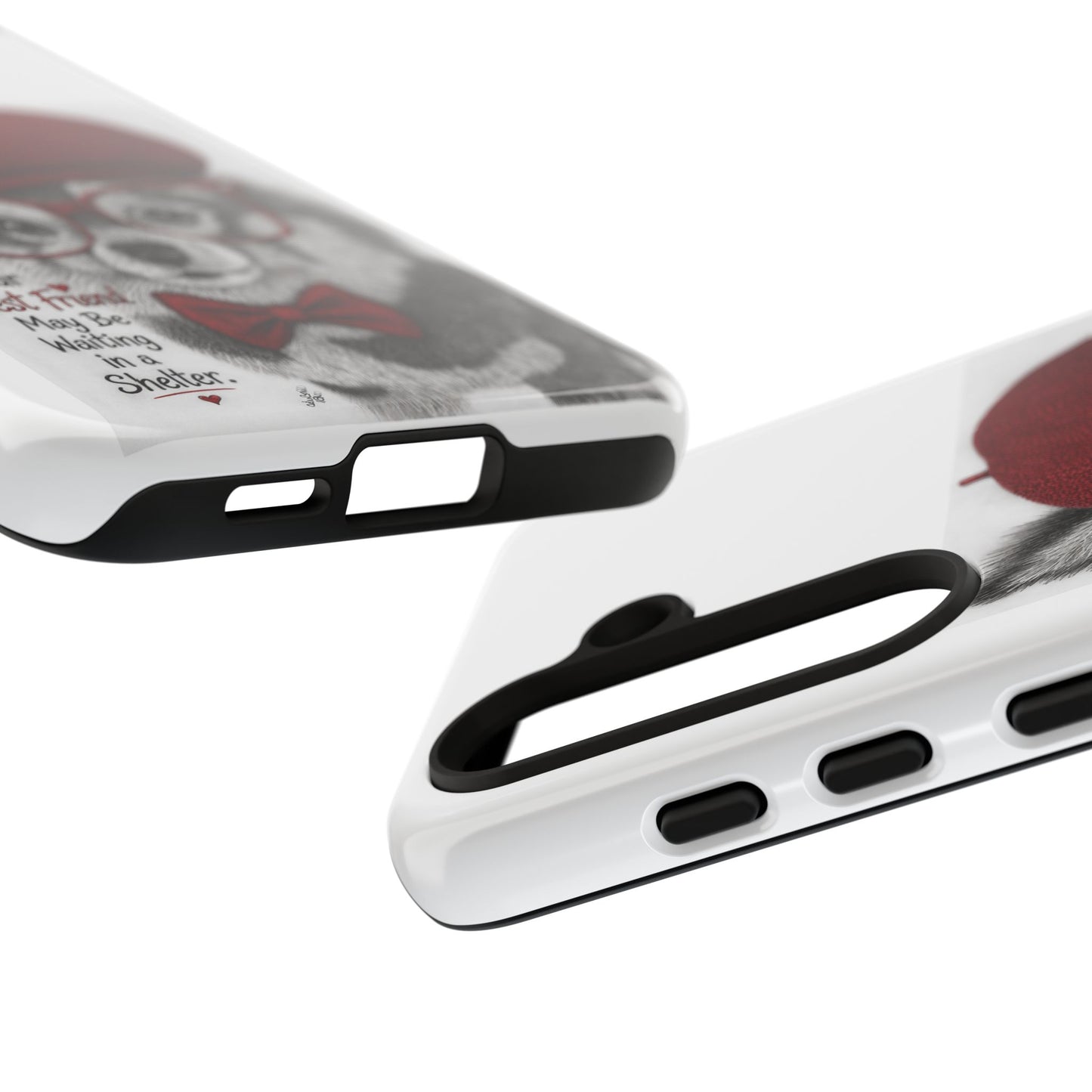 Rescue Pup Art Phone Case – "Your Best Friend May Be Waiting in a Shelter"