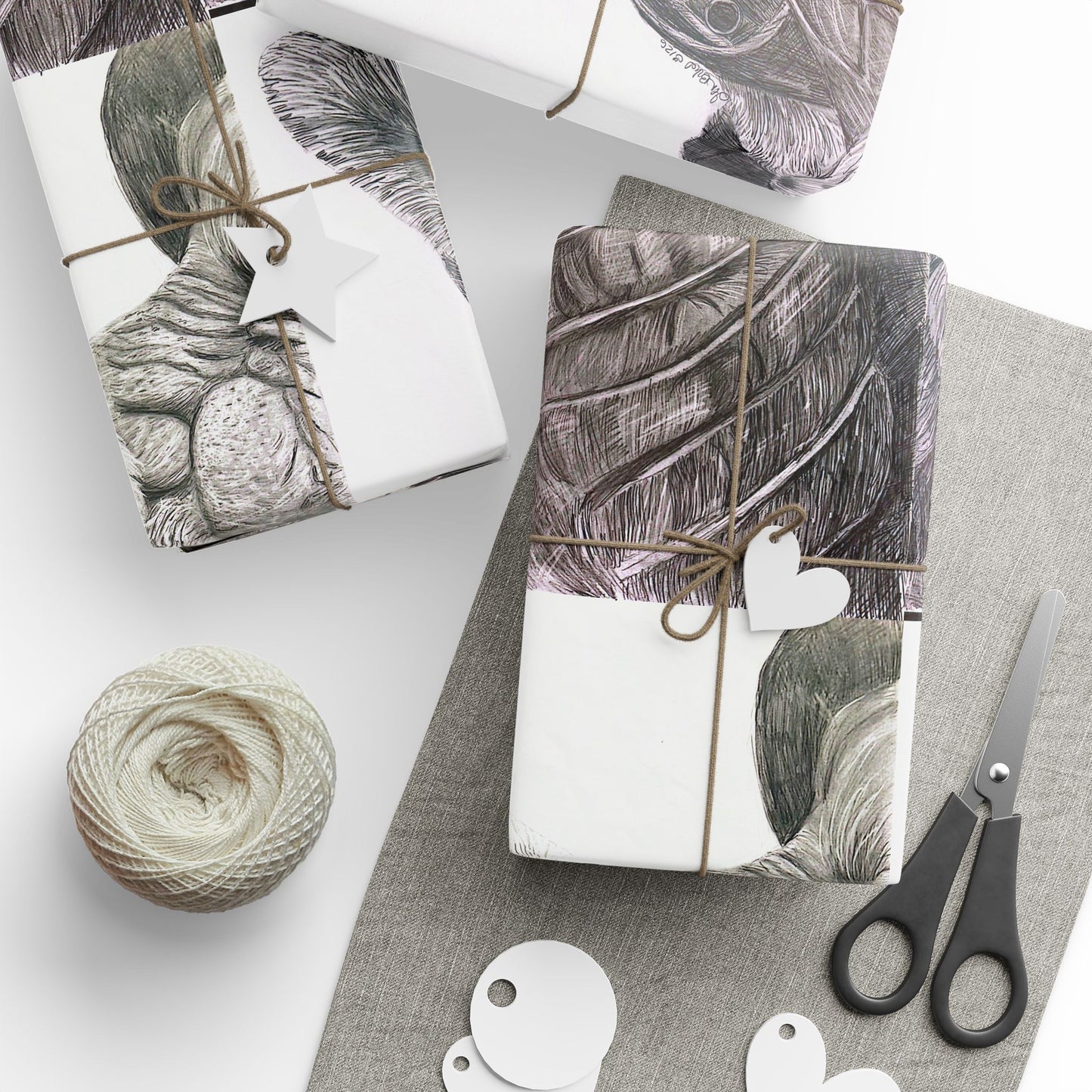 Love needs no address  Wrapping paper