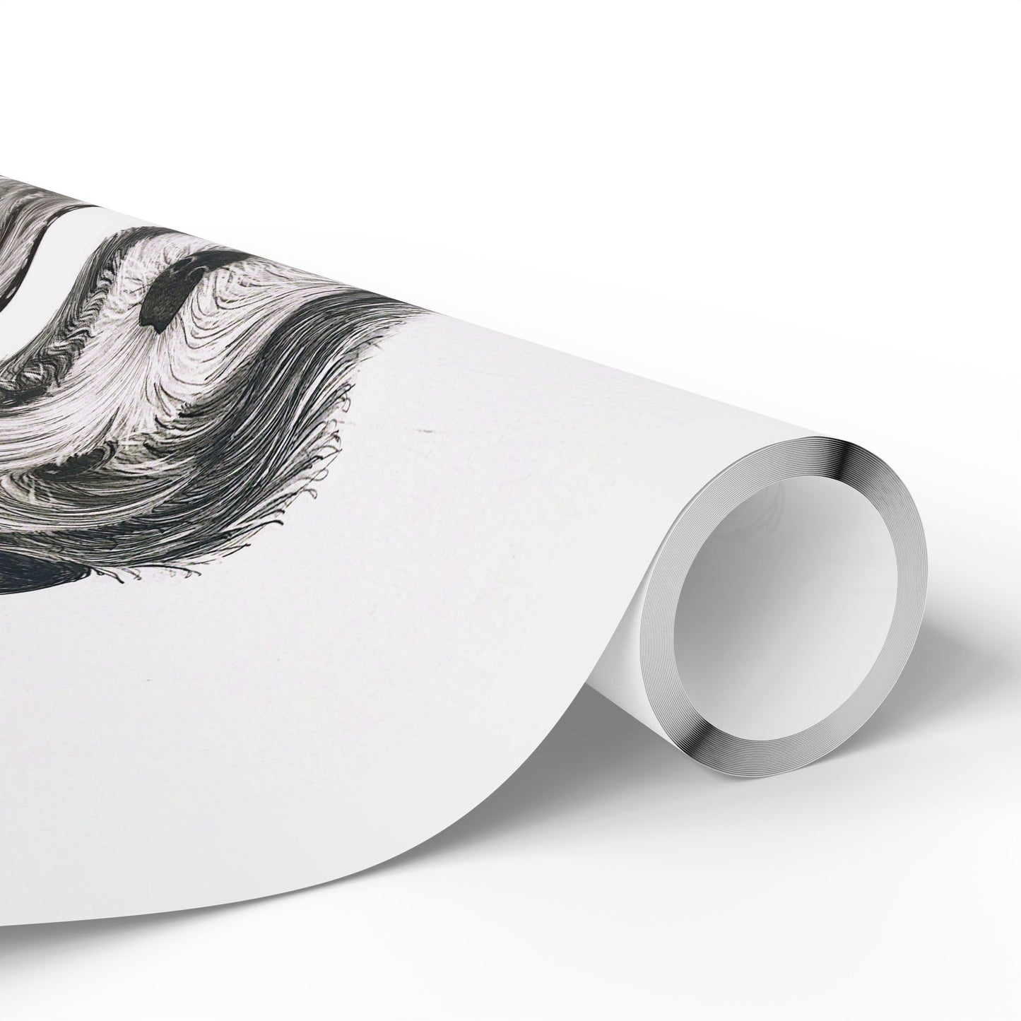 Sophia’s Gracie Wrapping paper Wrapping Paper — Black & White Pet Gift Wrap Roll
