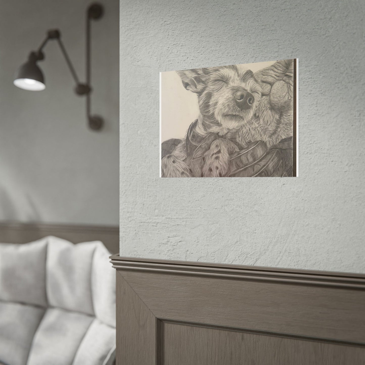 Rolled Poster — love needs no address Wall Art Print