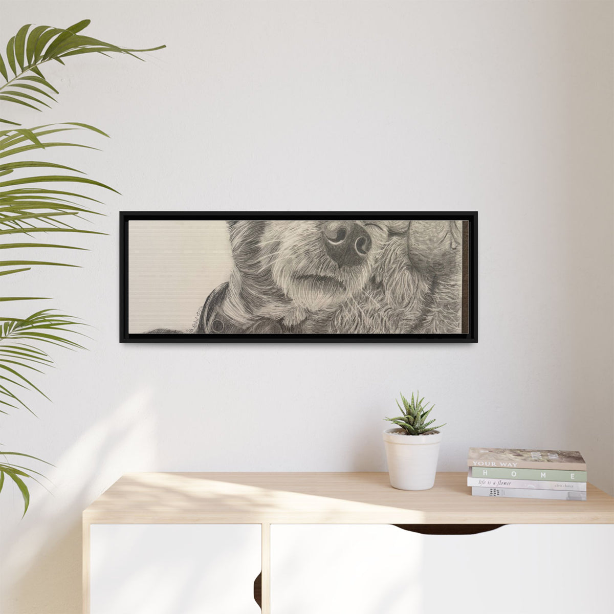 Love needs no address  Matte Canvas (Framed)