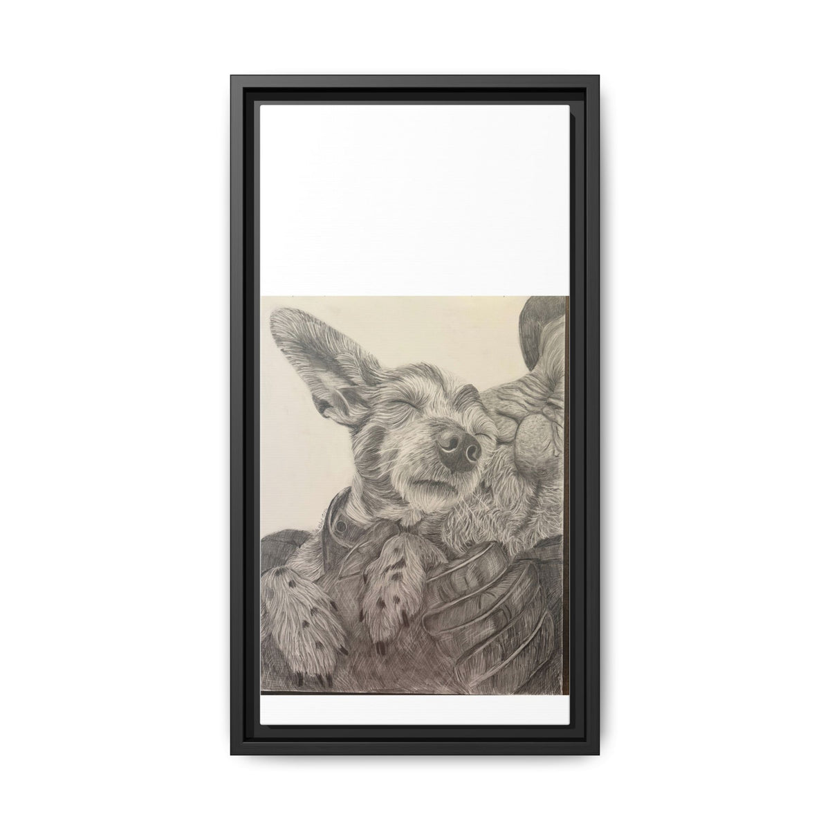 Love needs no address  Matte Canvas (Framed)