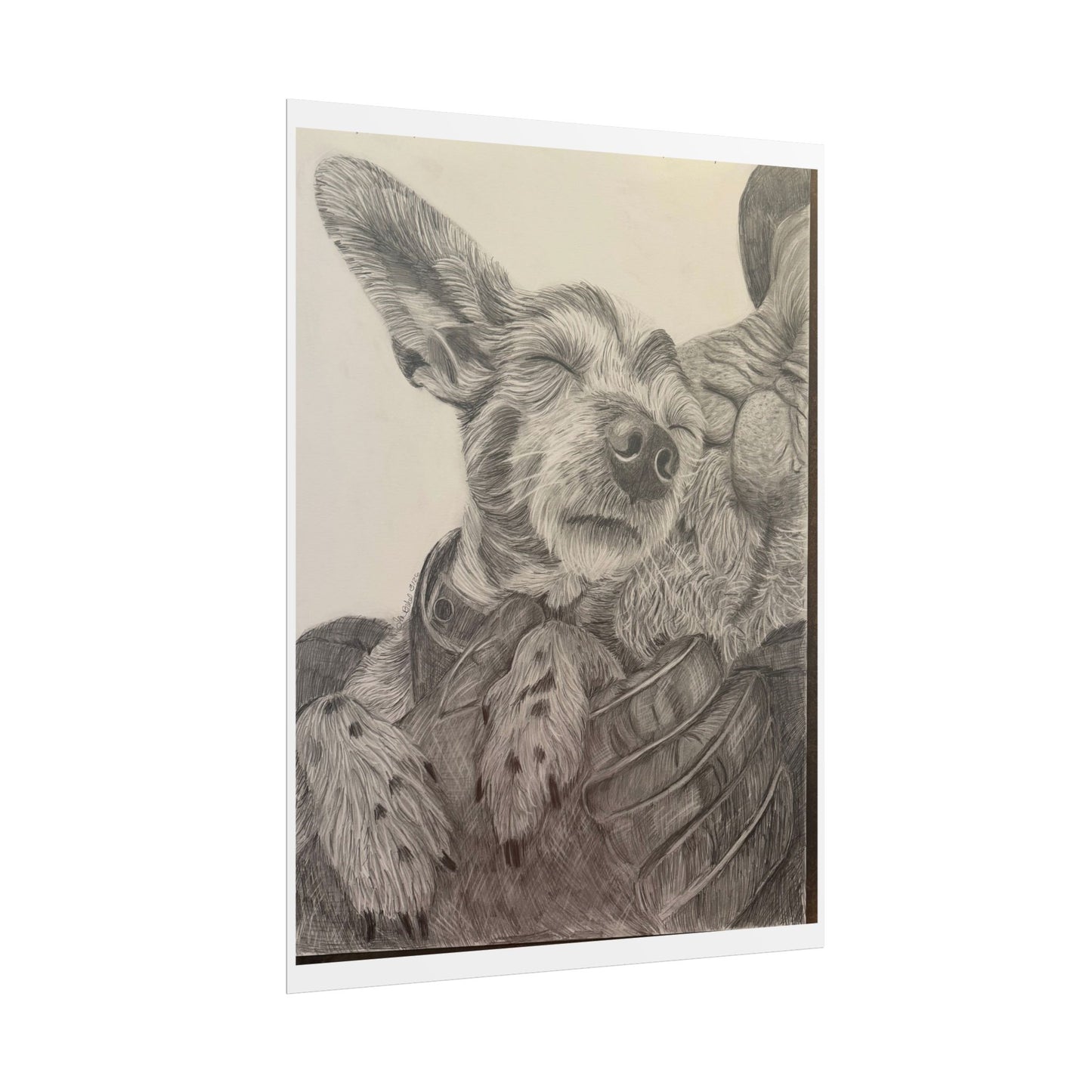 Rolled Poster — love needs no address Wall Art Print