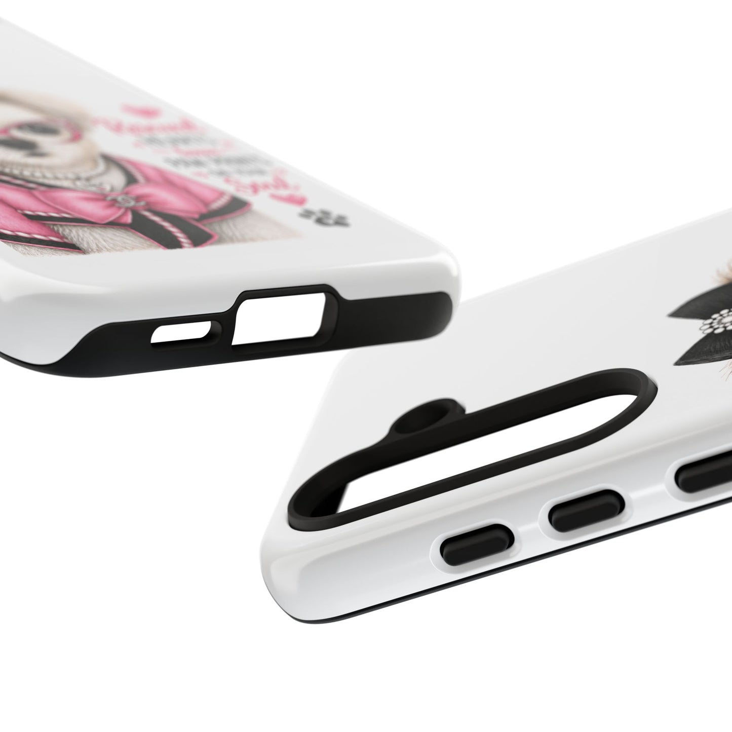 Rescued Hearts Paw Prints Phone Case